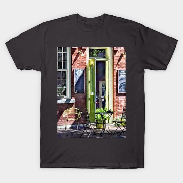 Corning NY - Restaurant on Market Street T-Shirt by SusanSavad